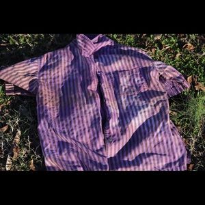 Pinstripe button down